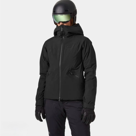 Helly Hansen Women's Sleek Black Ski Jacket - Picture 2 of 5